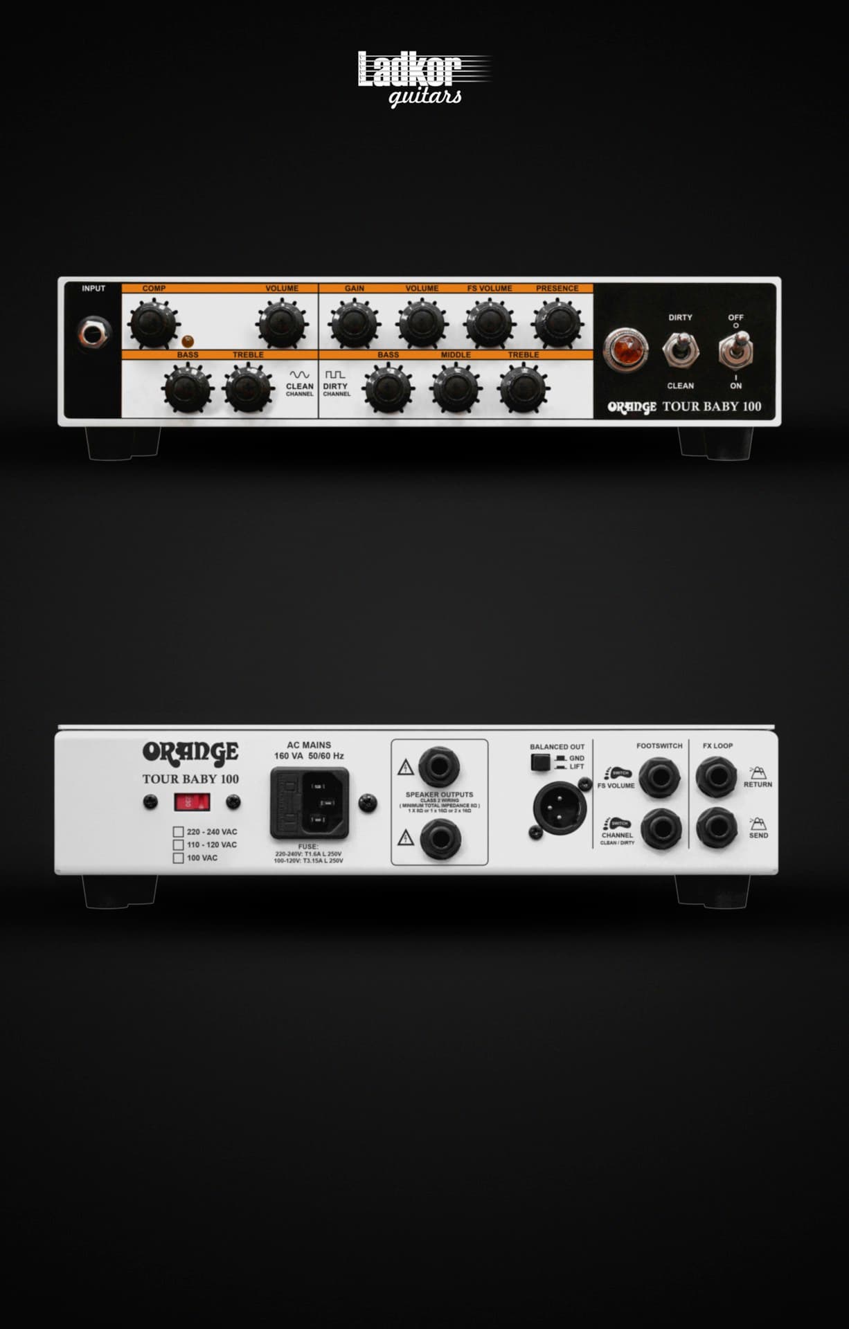 Orange Tour Baby 100 2-Channel 100-Watt Guitar Head