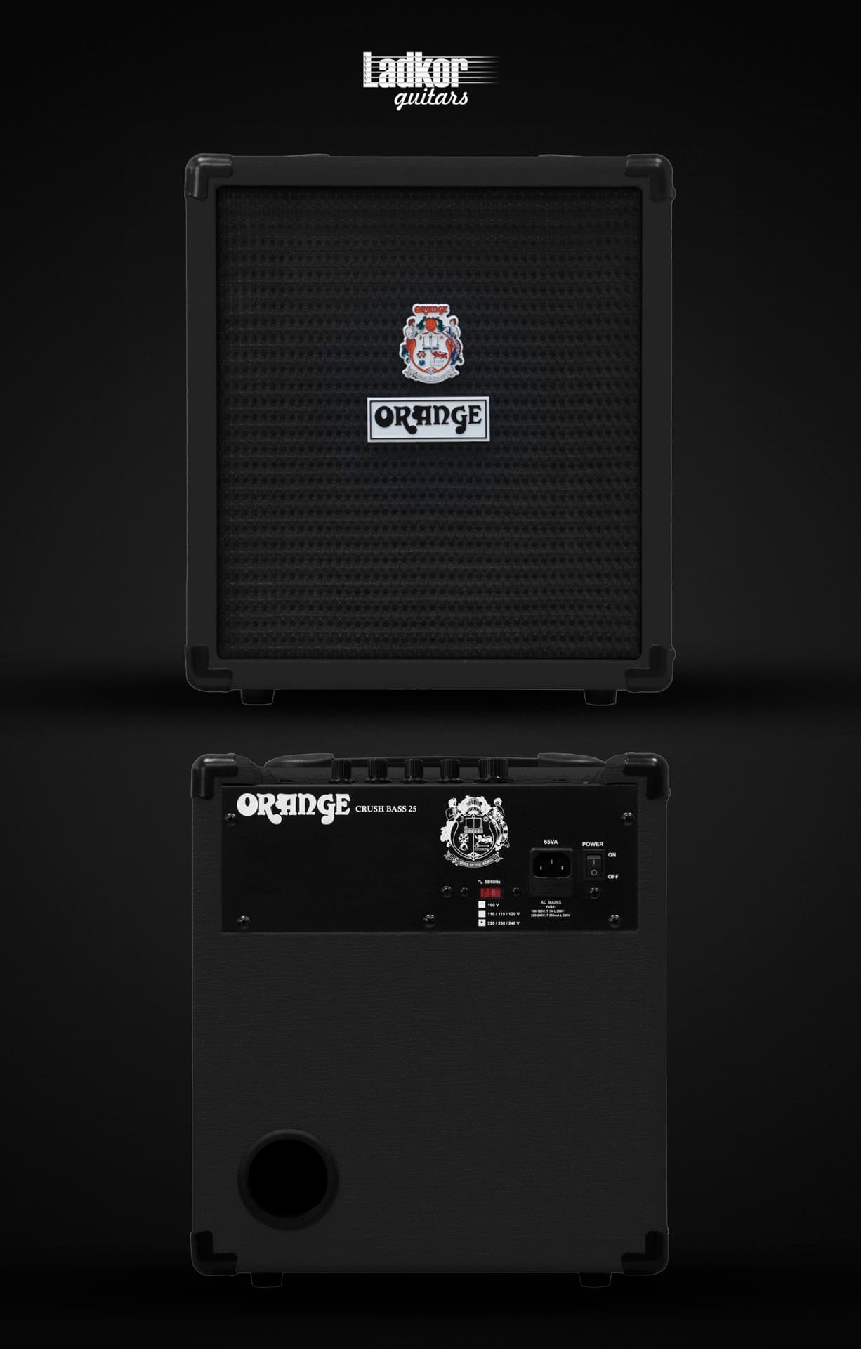 Orange Crush Bass 25 Black - 1x8" 25-Watts Bass Guitar Combo