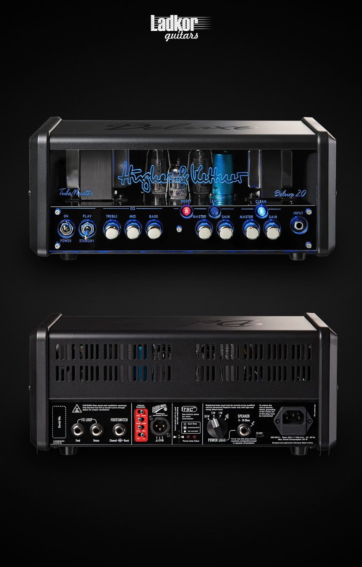 Hughes & Kettner TM 20 Deluxe TubeMeister 20 Watt Head