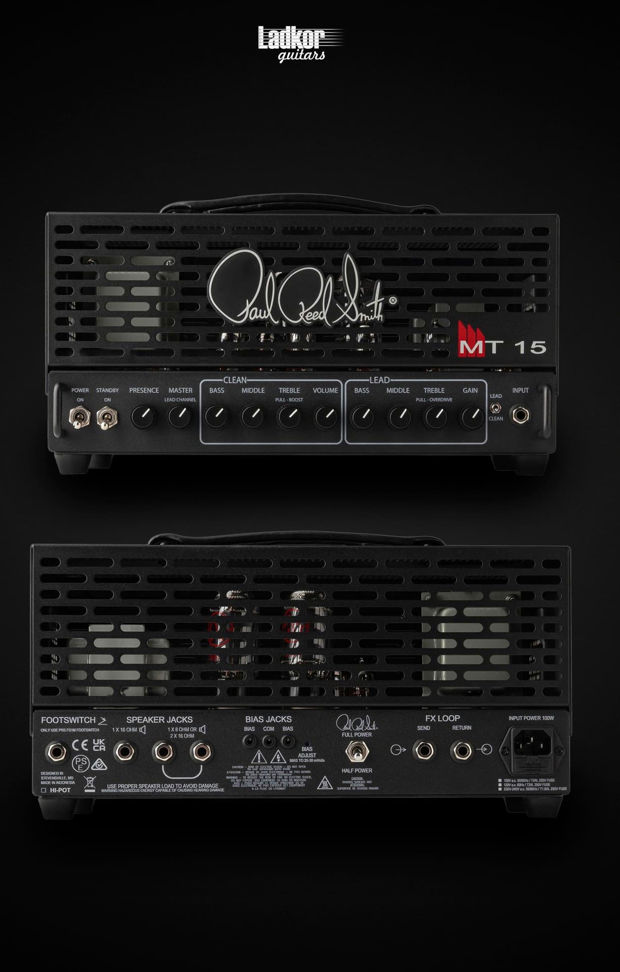 PRS Mark Tremonti MT 15 V2 Mark Tremonti Signature All Tube 15 Watt Head