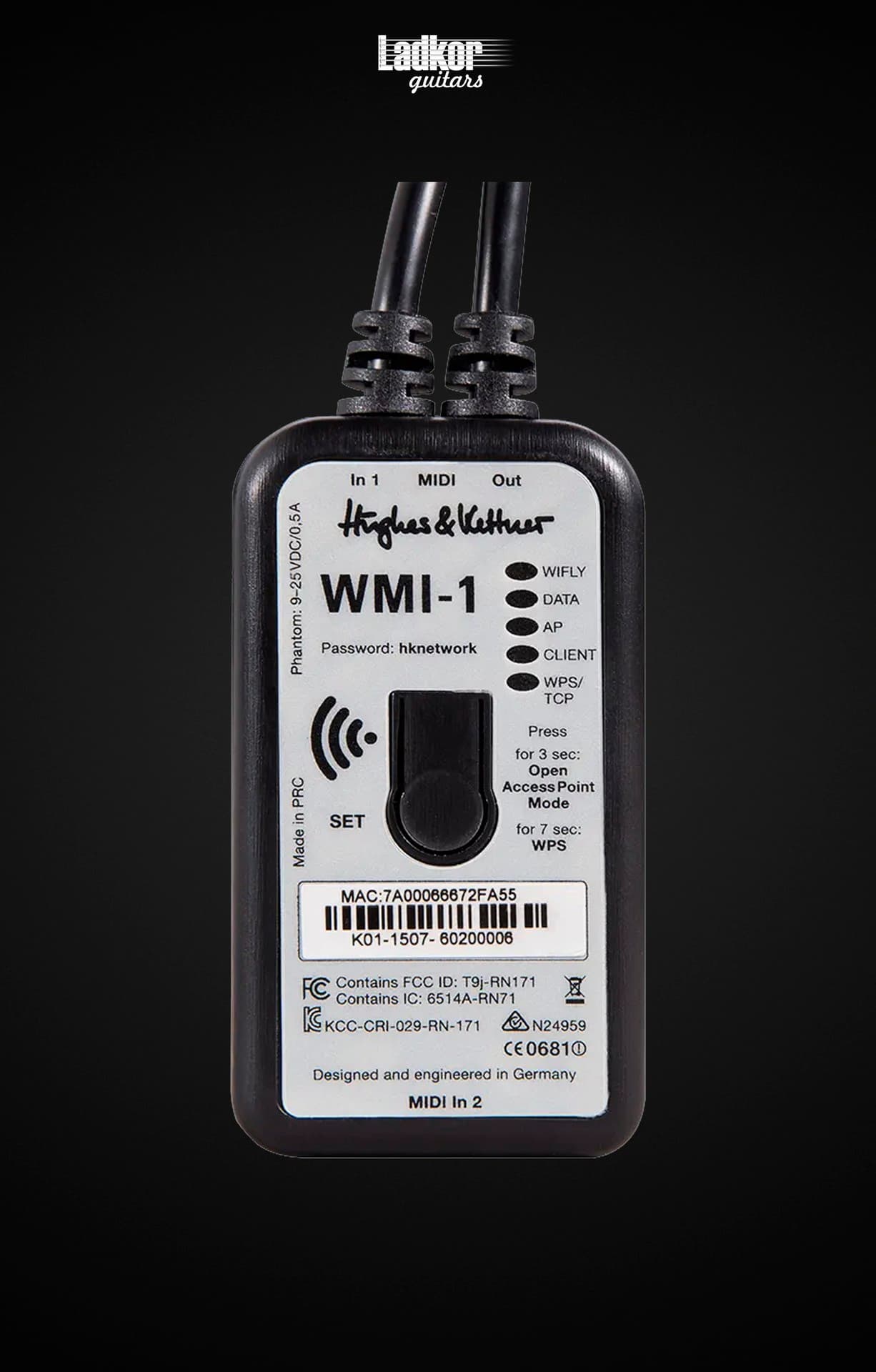 Hughes & Kettner WMI-1 Wireless Midi Interface