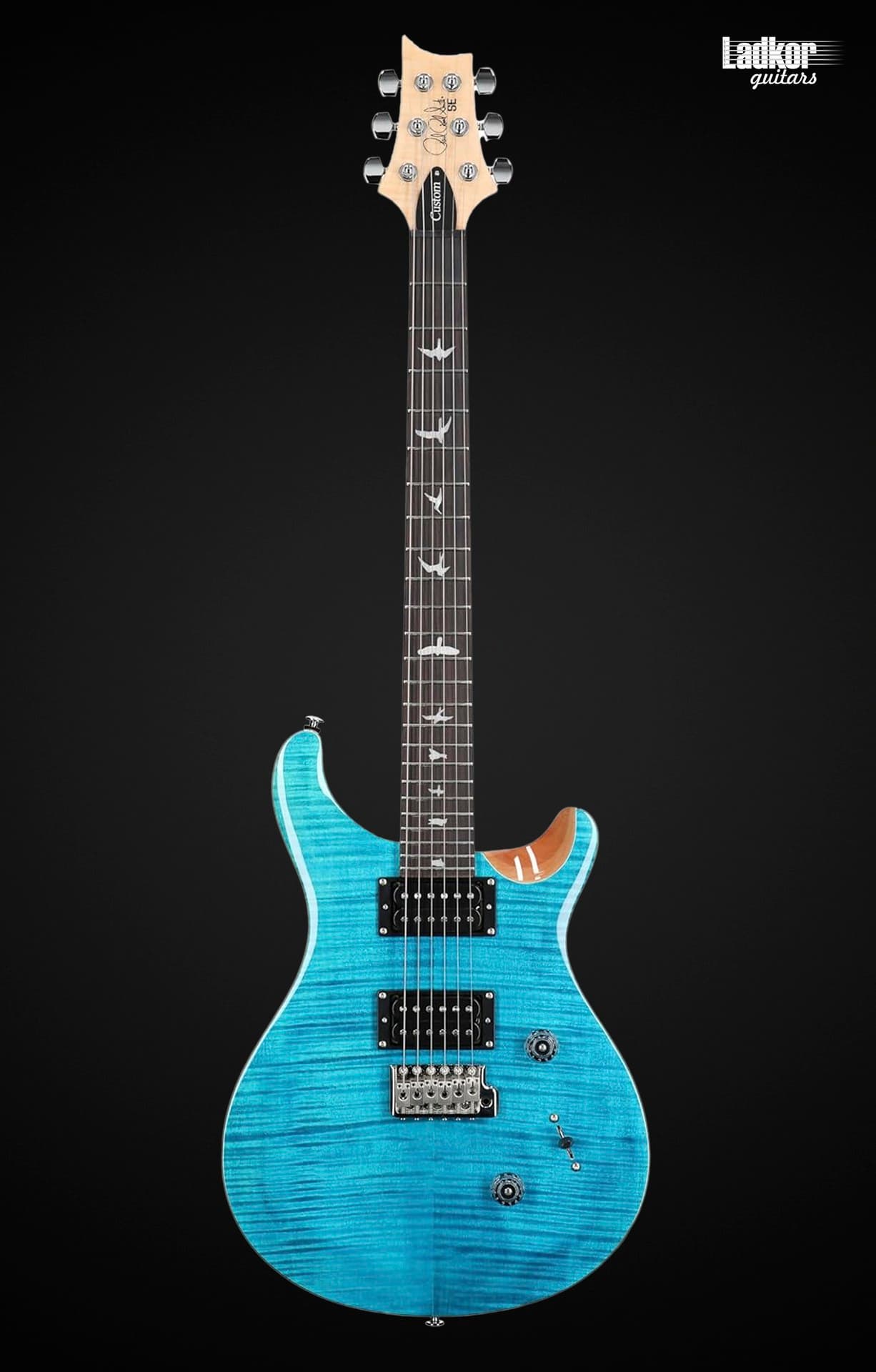 PRS SE Custom 24 Blue Matteo Natural Back Limited Edition