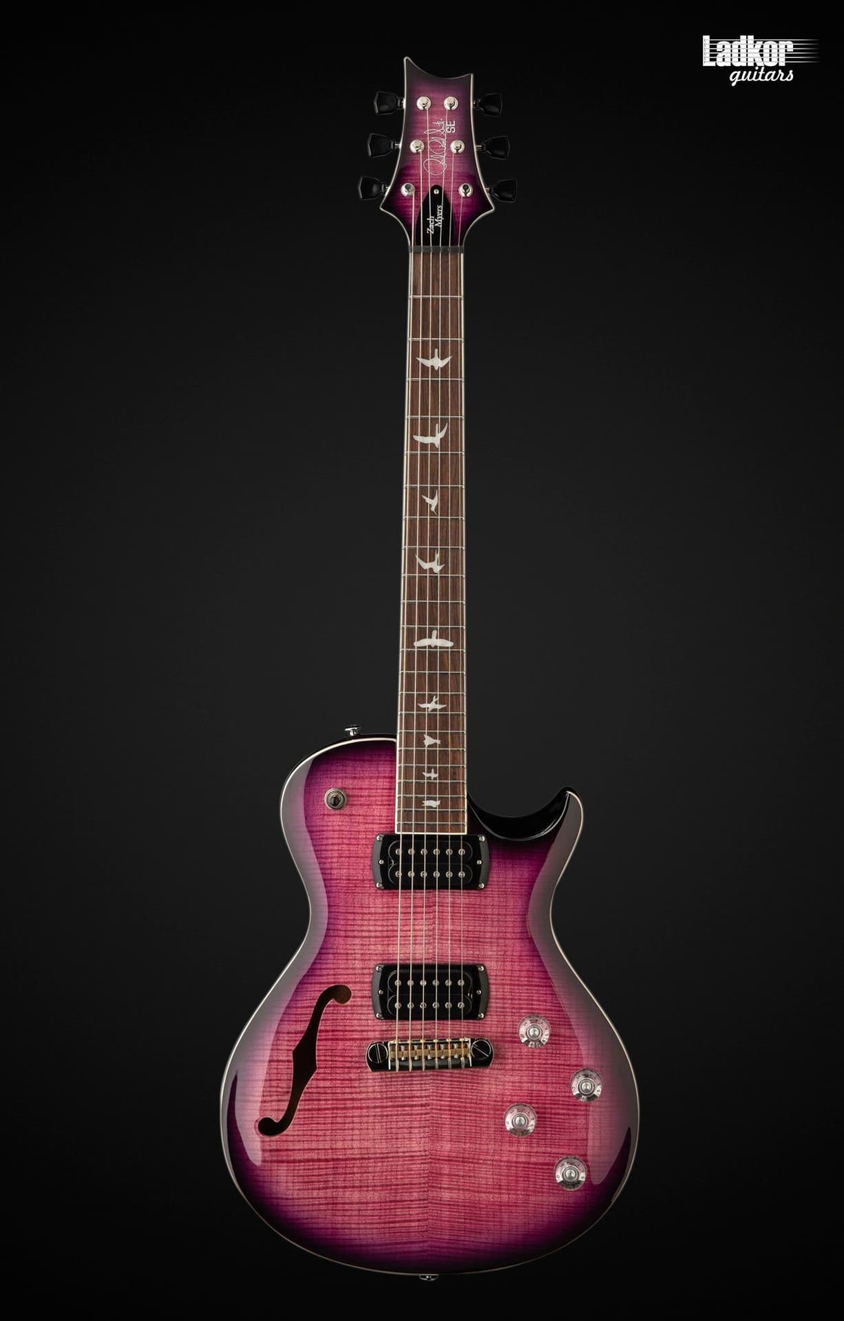 PRS SE Zach Myers Elderberry Burst Semi-Hollow Singlecut