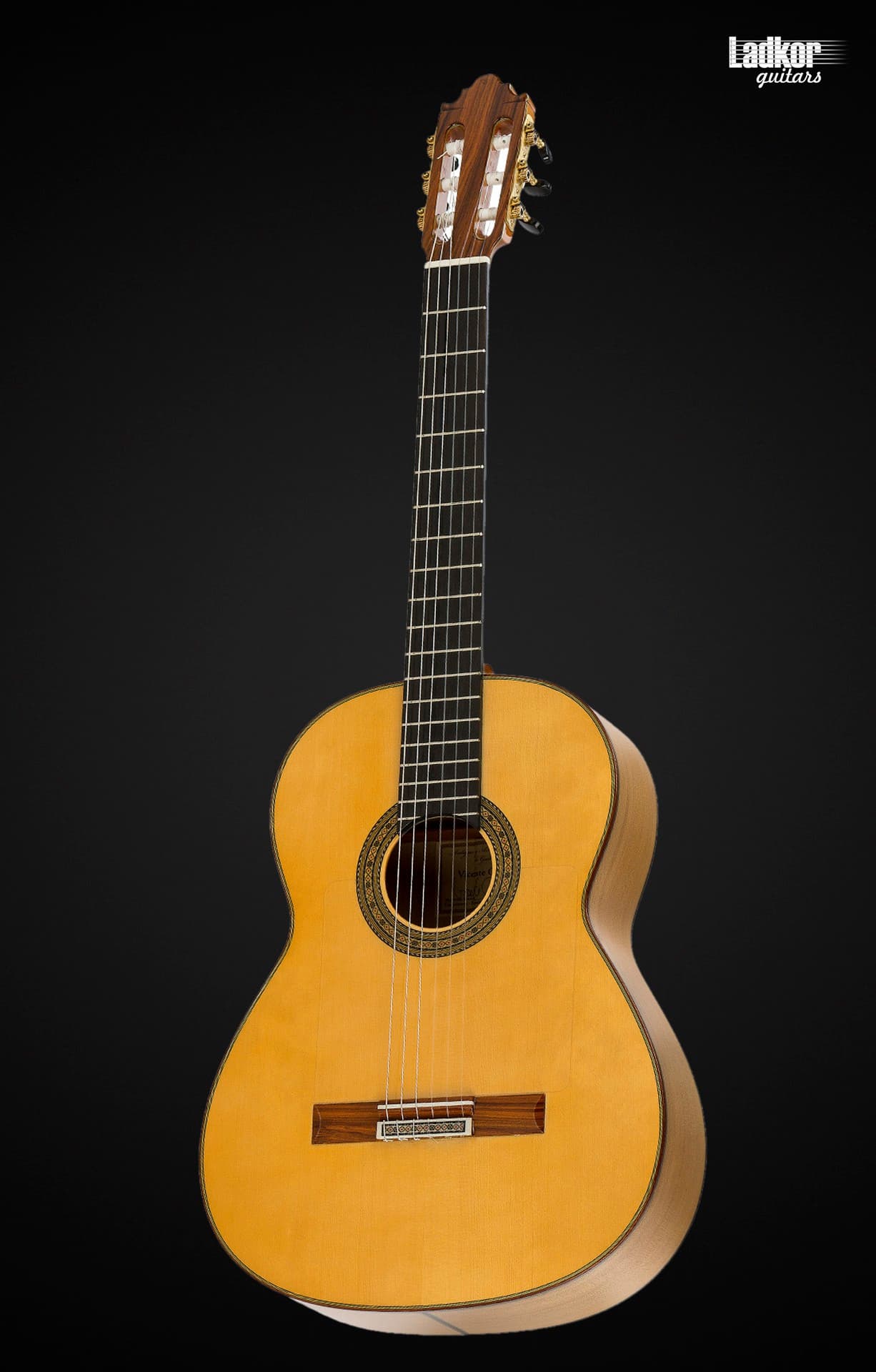 Vicente Carrillo Flamenco Blanca Concert 6 String Guitar