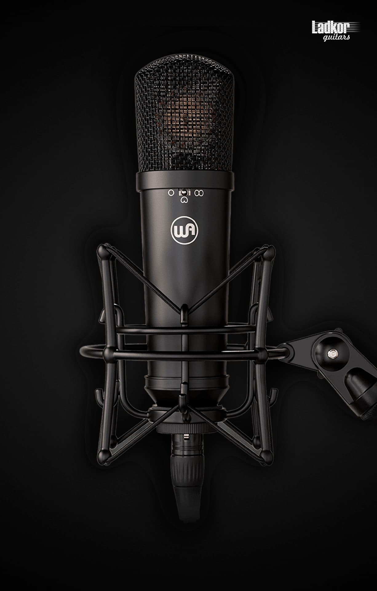 Warm Audio WA-87jr Black Large-Diaphragm FET Transformerless Condenser Microphone