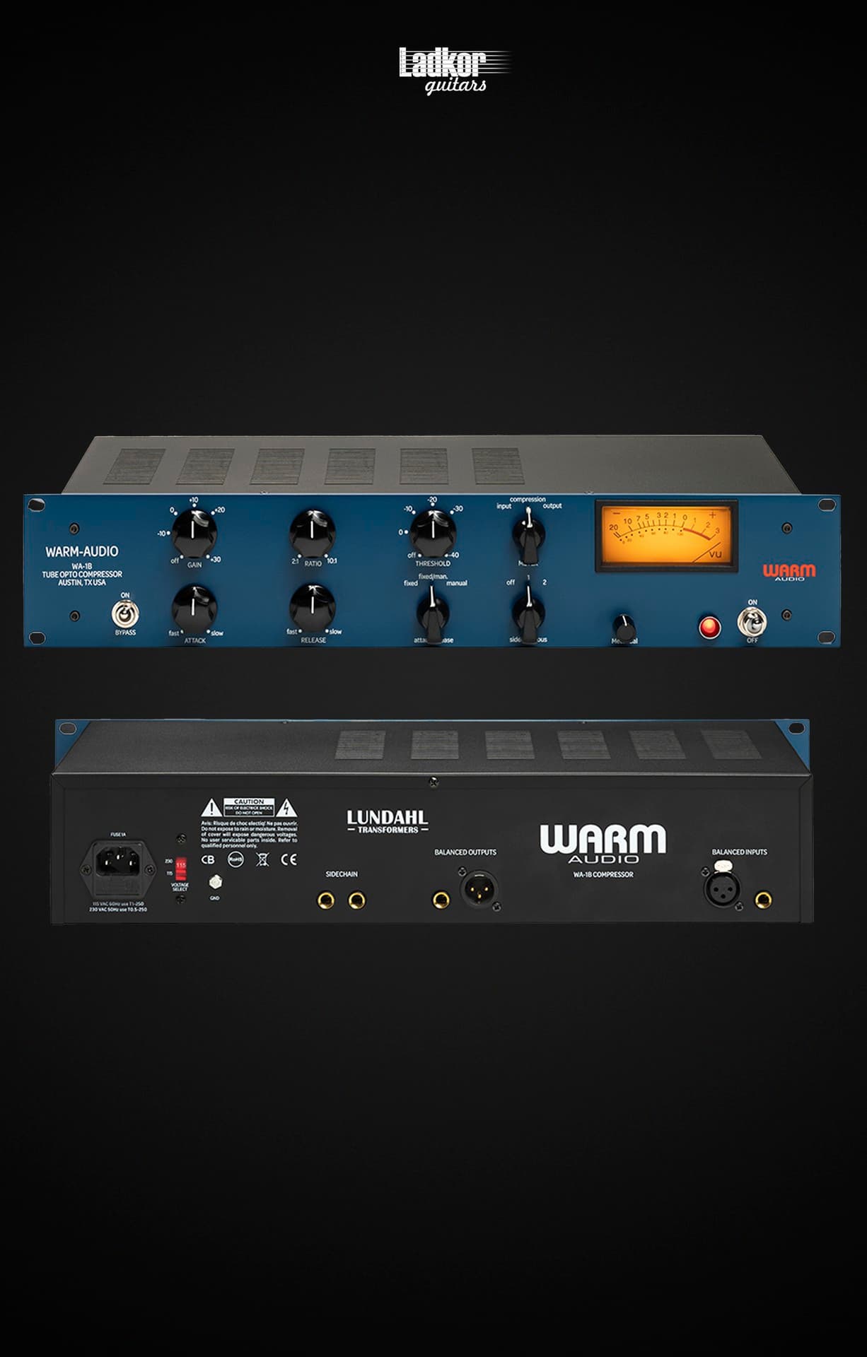 Warm Audio WA-1B All-Tube Transformer-Balanced Optical Compressor