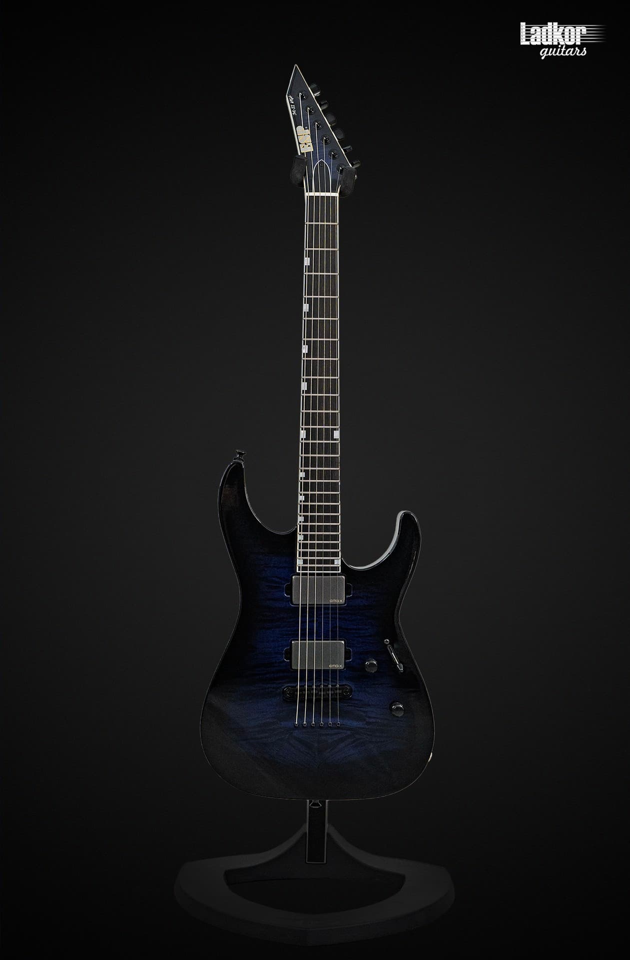 ESP USA M-II NTB NT Dark Blue Sunburst EMG