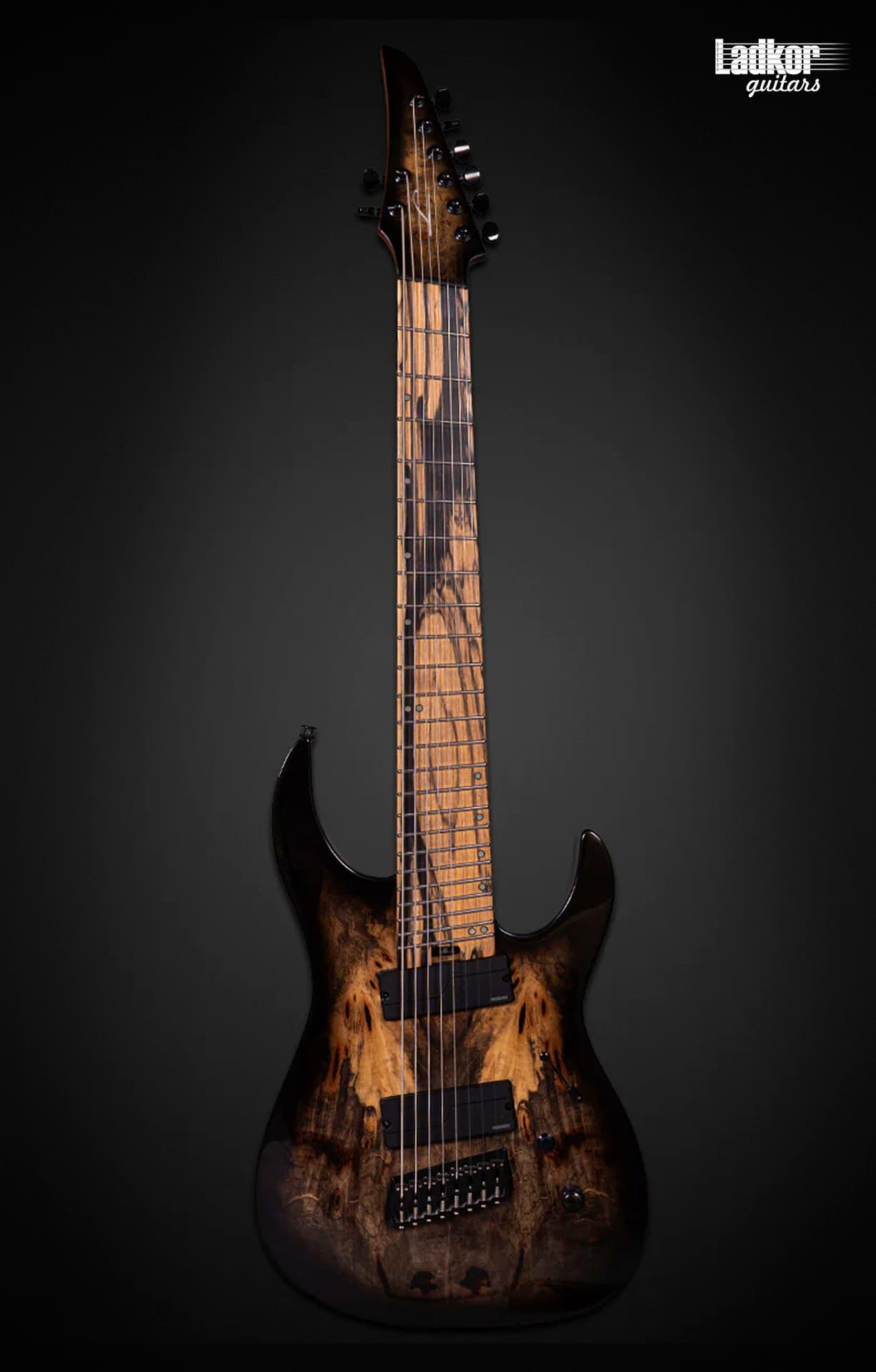 Legator N8FOD Jupiter Burst Ninja Fanned Fret MultiScale 8 String Overdrive Series Palemoon Ebony