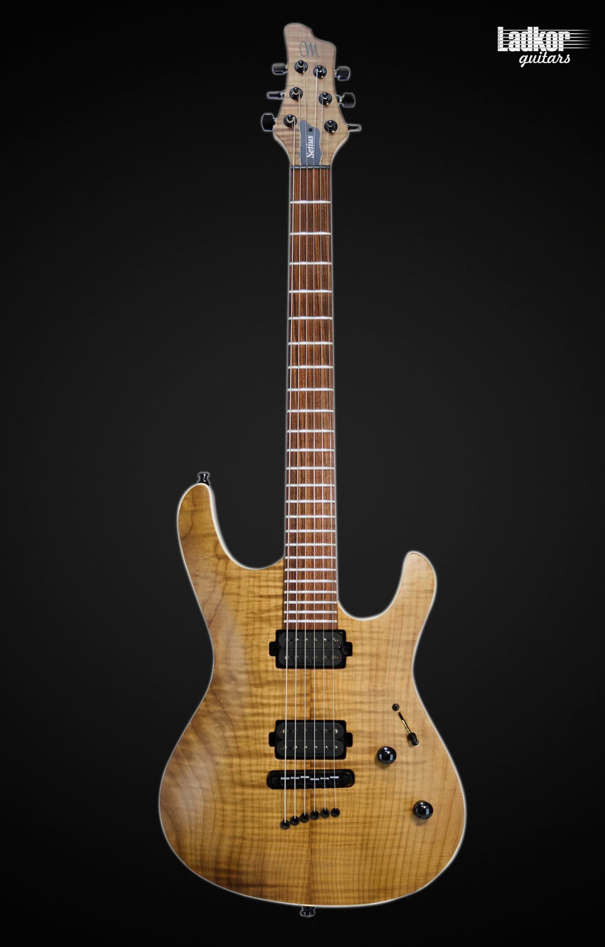 Mayones Setius 6 Trans Natural Satin Flamed Maple Sapele T-NAT-S T.E.W.