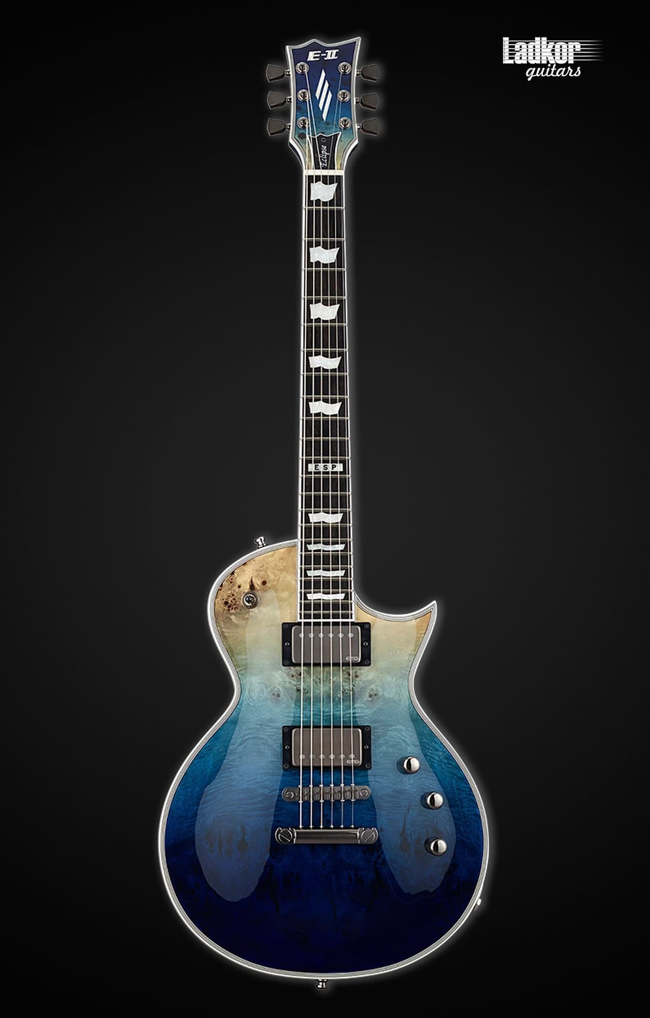 ESP E-II Eclipse Blue Natural Fade