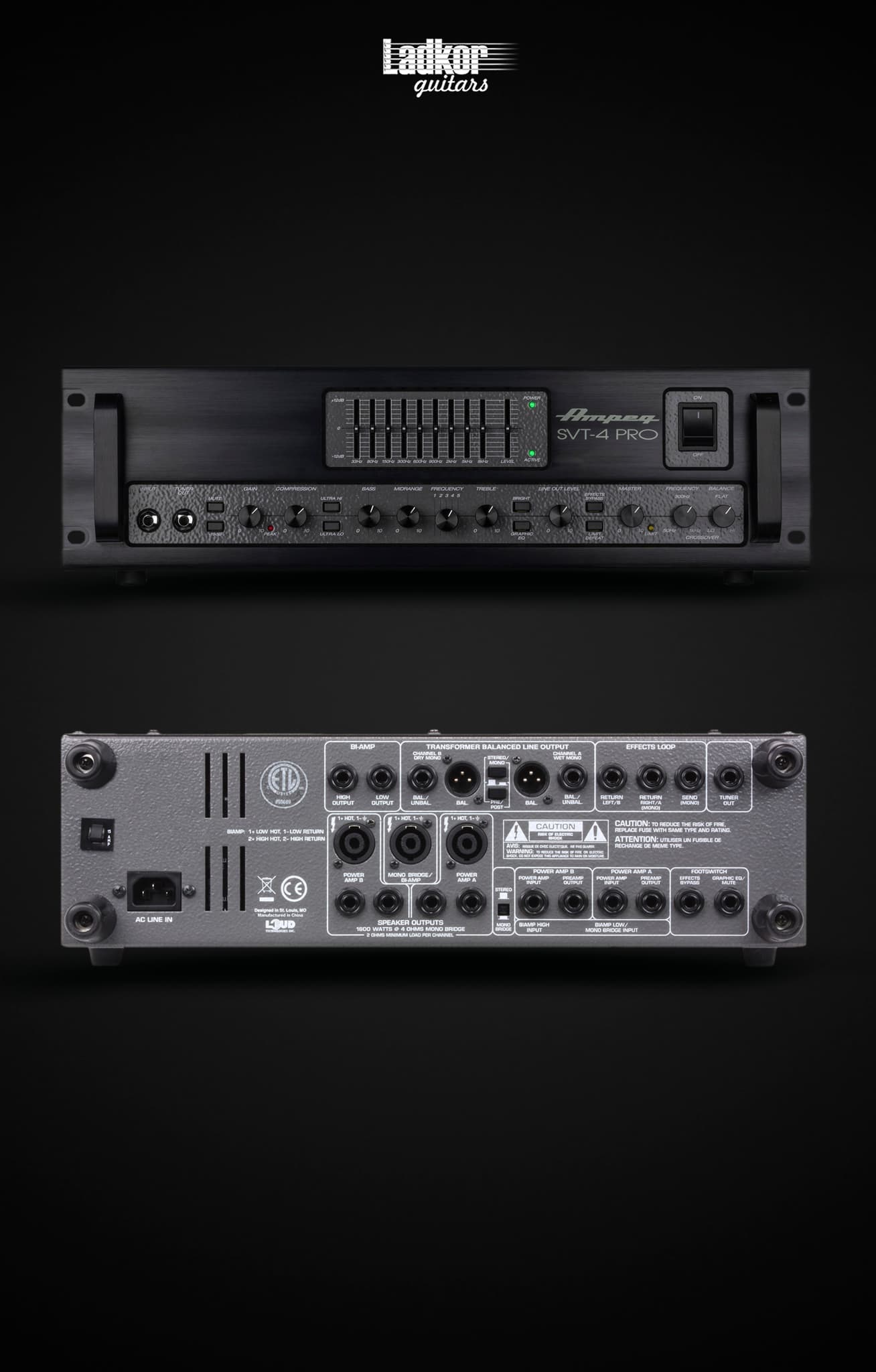 Ampeg SVT-4 PRO Bass Head