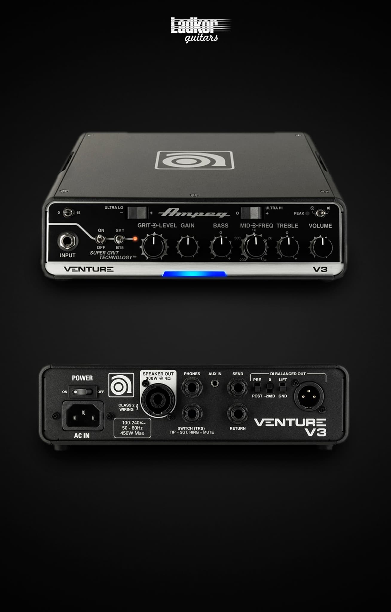 Ampeg Venture V3 Bass Head