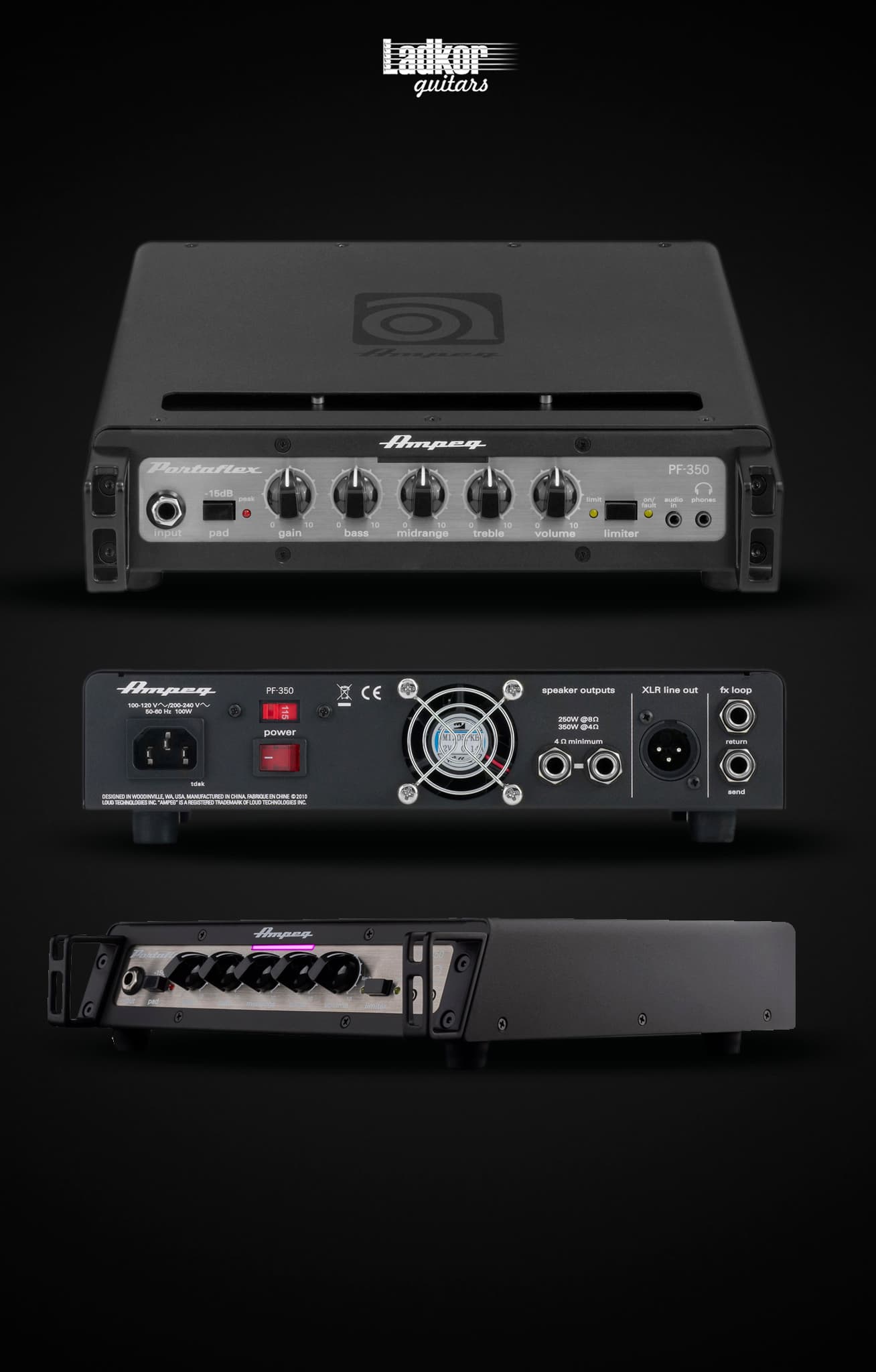 Ampeg PF-350 Bass Head