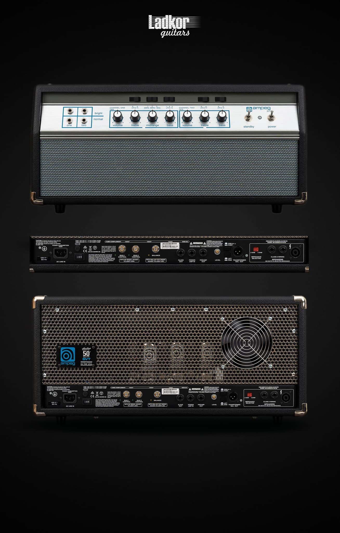 Ampeg Heritage 50th Anniversary SVT Bass Head