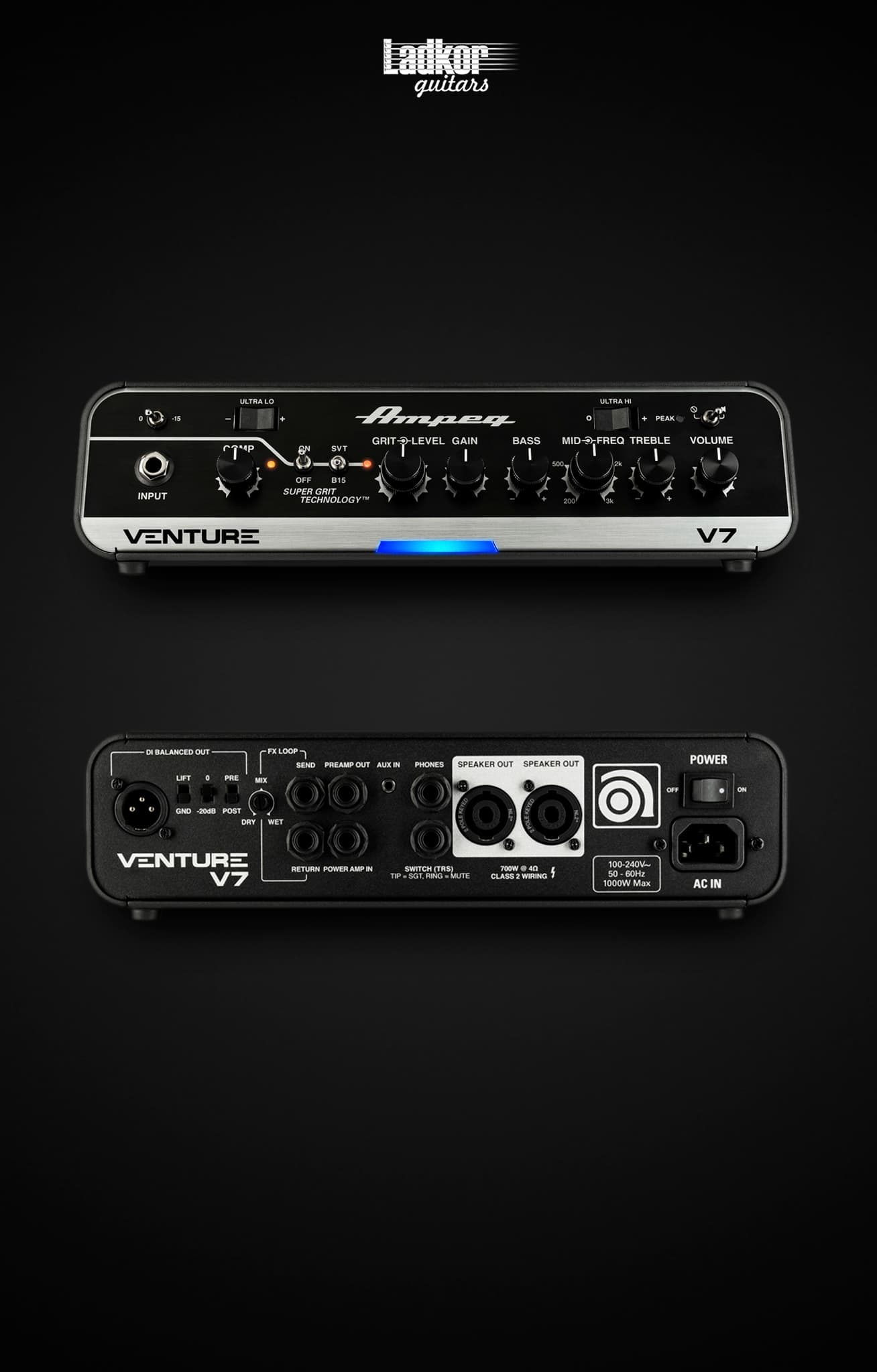 Ampeg Venture V7 Bass Head