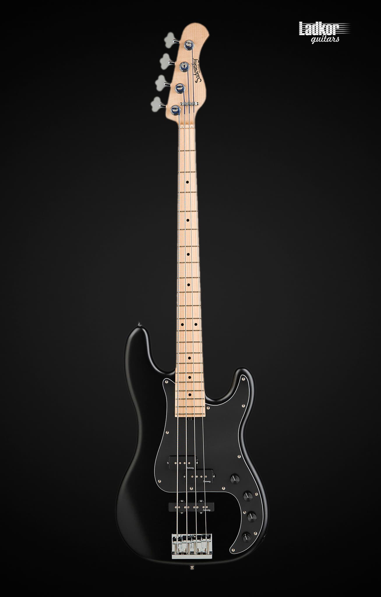 Sadowsky MetroLine 21-Fret Hybrid P/J Ash Solid Black Satin 4 String Bass
