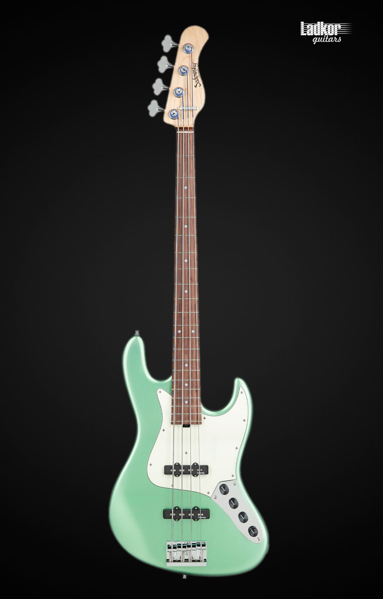Sadowsky MetroLine 21-Fret Vintage J/J Alder Solid Sage Green Metallic Satin 4 String Bass