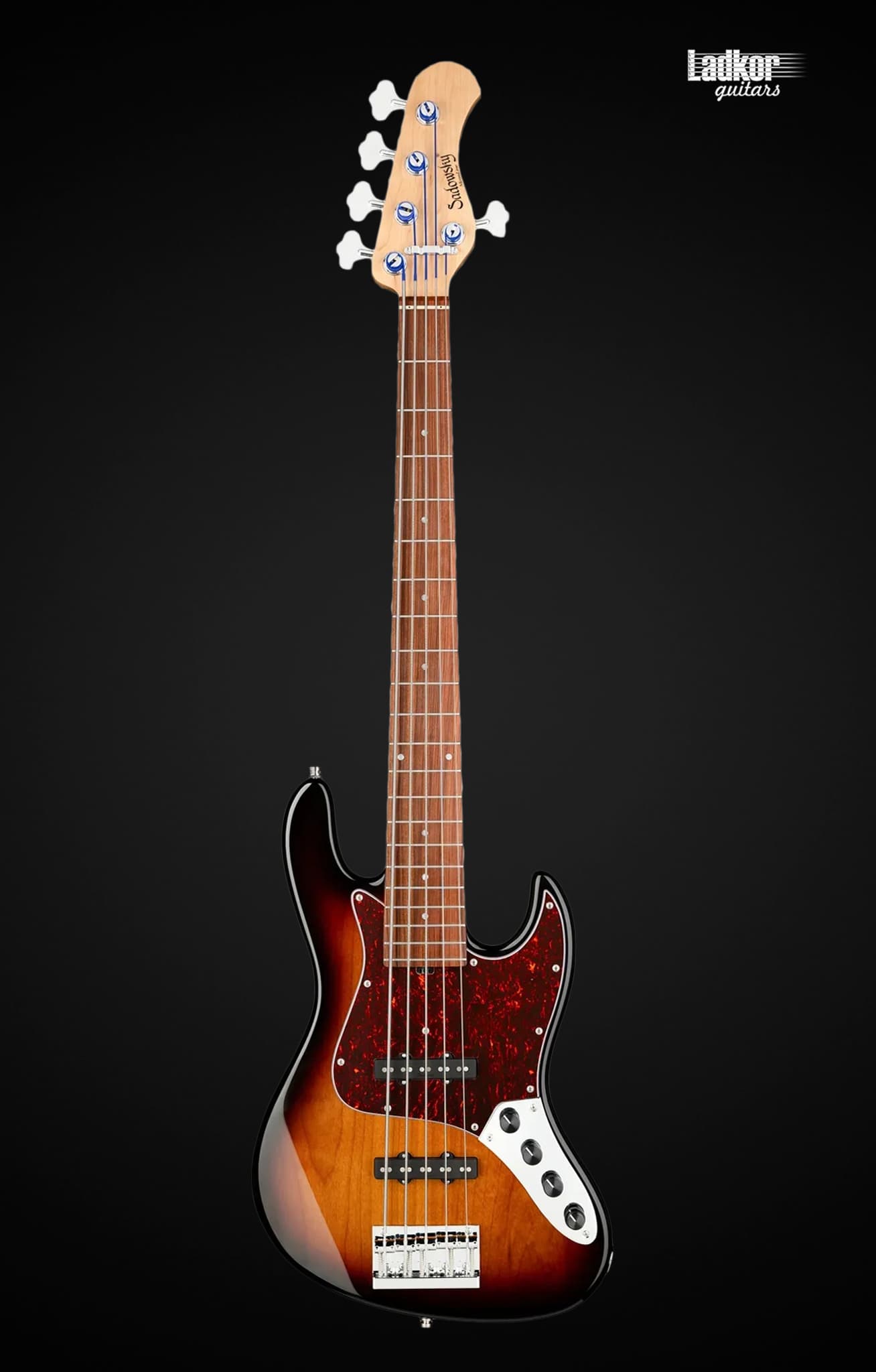 Sadowsky MetroLine 21-Fret Vintage J/J Alder '59 Burst Transparent High Polish 5 String Bass