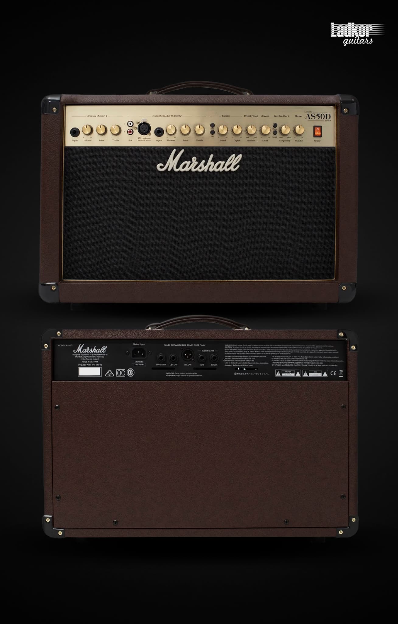 Marshall AS50D 2x8 50 Watts Acoustic Combo