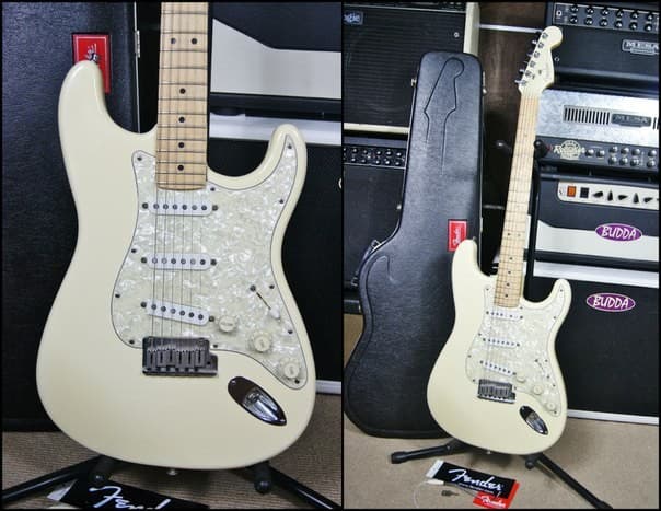 1995 Fender American Standard 50th Anniversary Stratocaster Olympic White