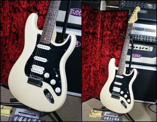 Fender American Deluxe HSS Stratocaster S-1 Pearl White Metallic