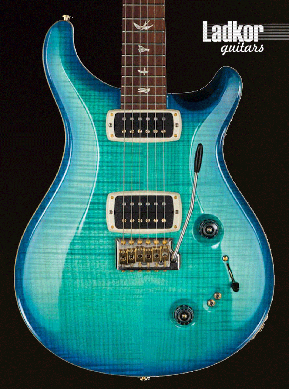 PRS 408 MT 10 Top Pattern Thin Tremolo Makena Blue NEW