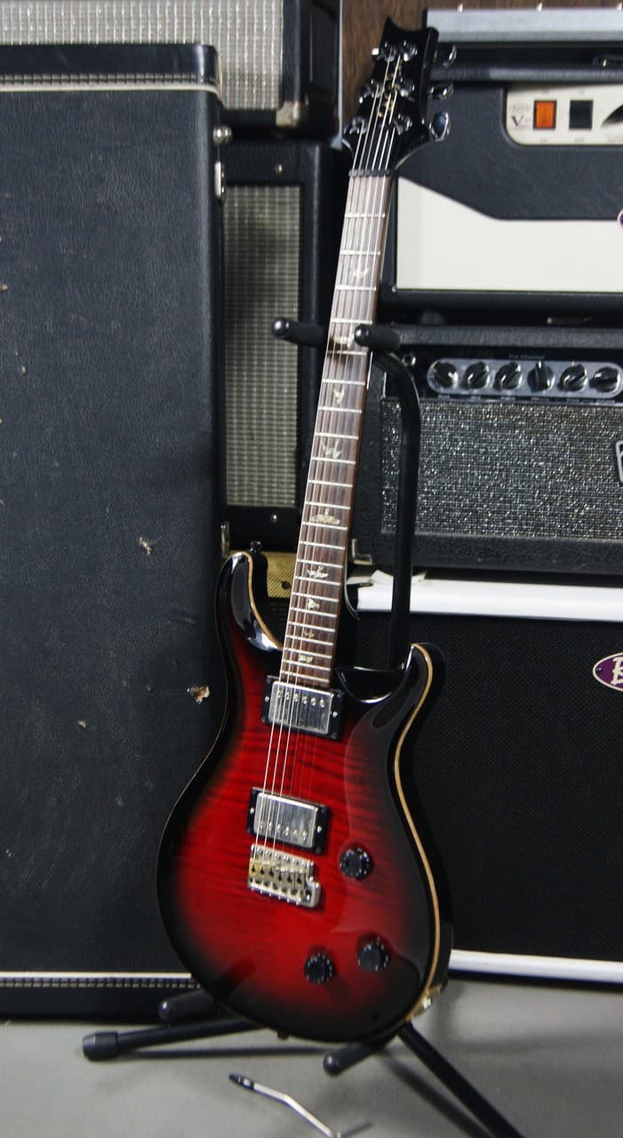 1998 PRS Custom 22 10-Top Red Burst