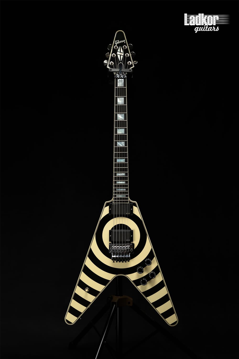 2007 Gibson Custom Shop Zakk Wylde Flying V Bullseye Limited Edition 17 Of 150