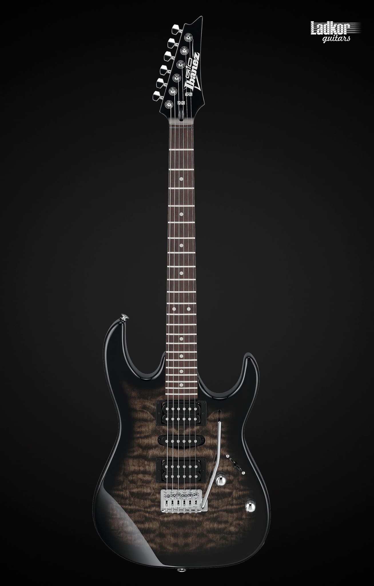Ibanez GRX70QA Transparent Black Sunburst